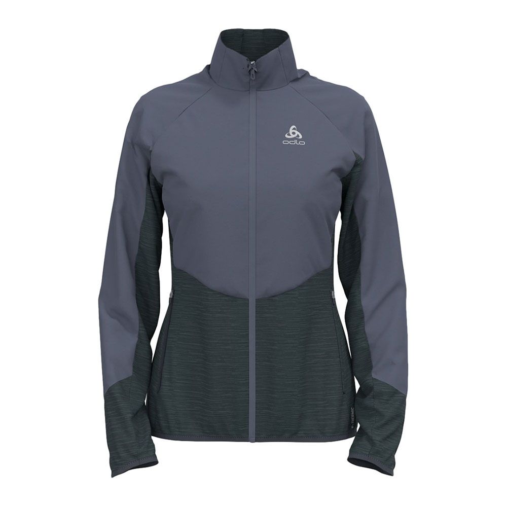 Odlo ESSENTIAL INSULATOR HYBRID - Veste Femme india ink/folkstone gray