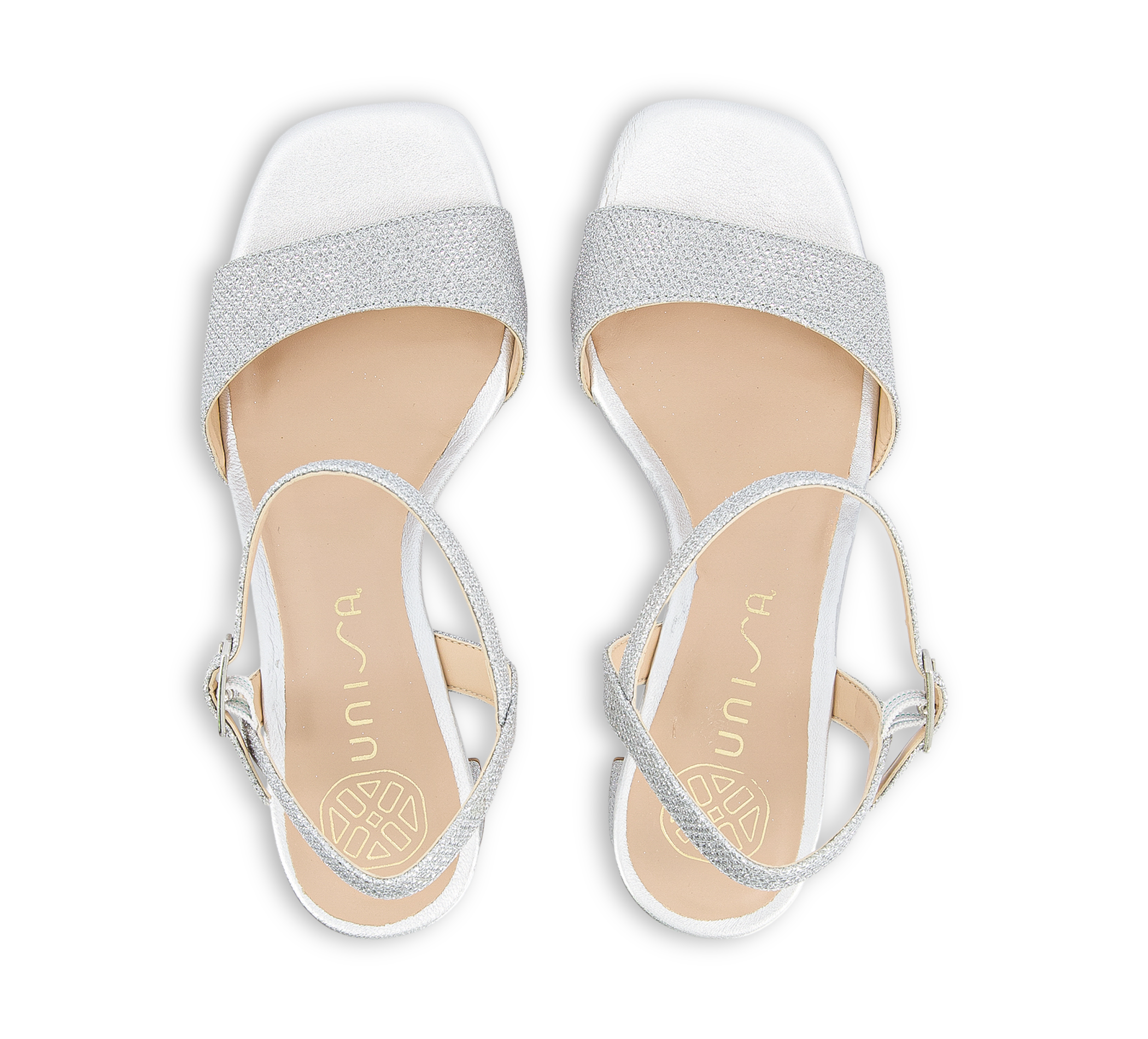 Unisa Minari - Riemchensandalen silber