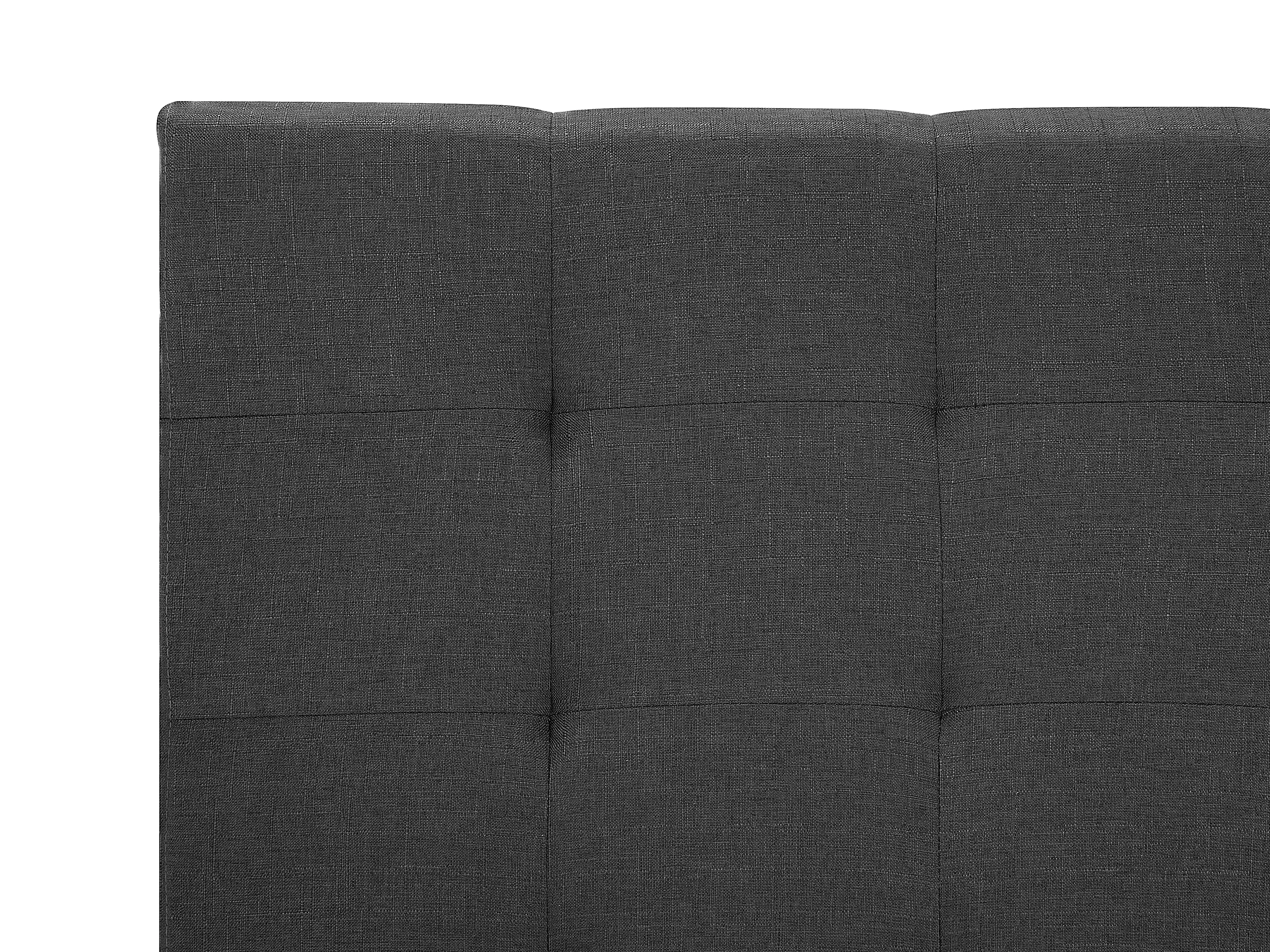 Waterbed Stof LA ROCHELLE 140 x 200 cm Donkergrijs