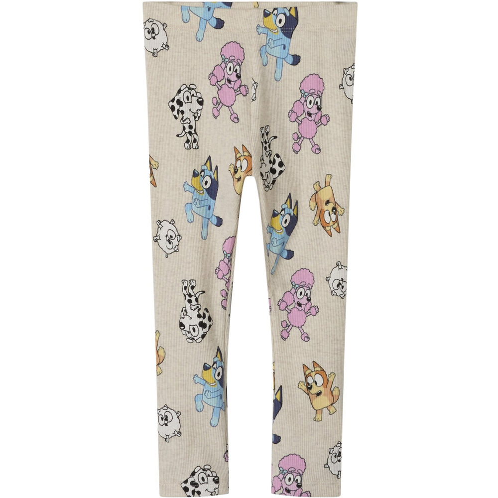 Køb Name It Peyote Melange Nina Bluey Leggings