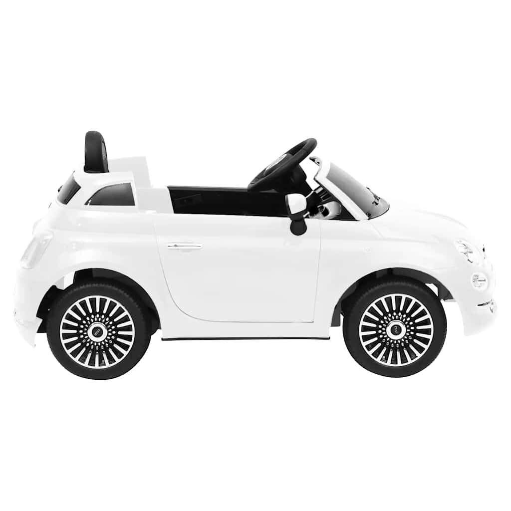 vidaXL Elektrische kinderauto Fiat 500, wit
