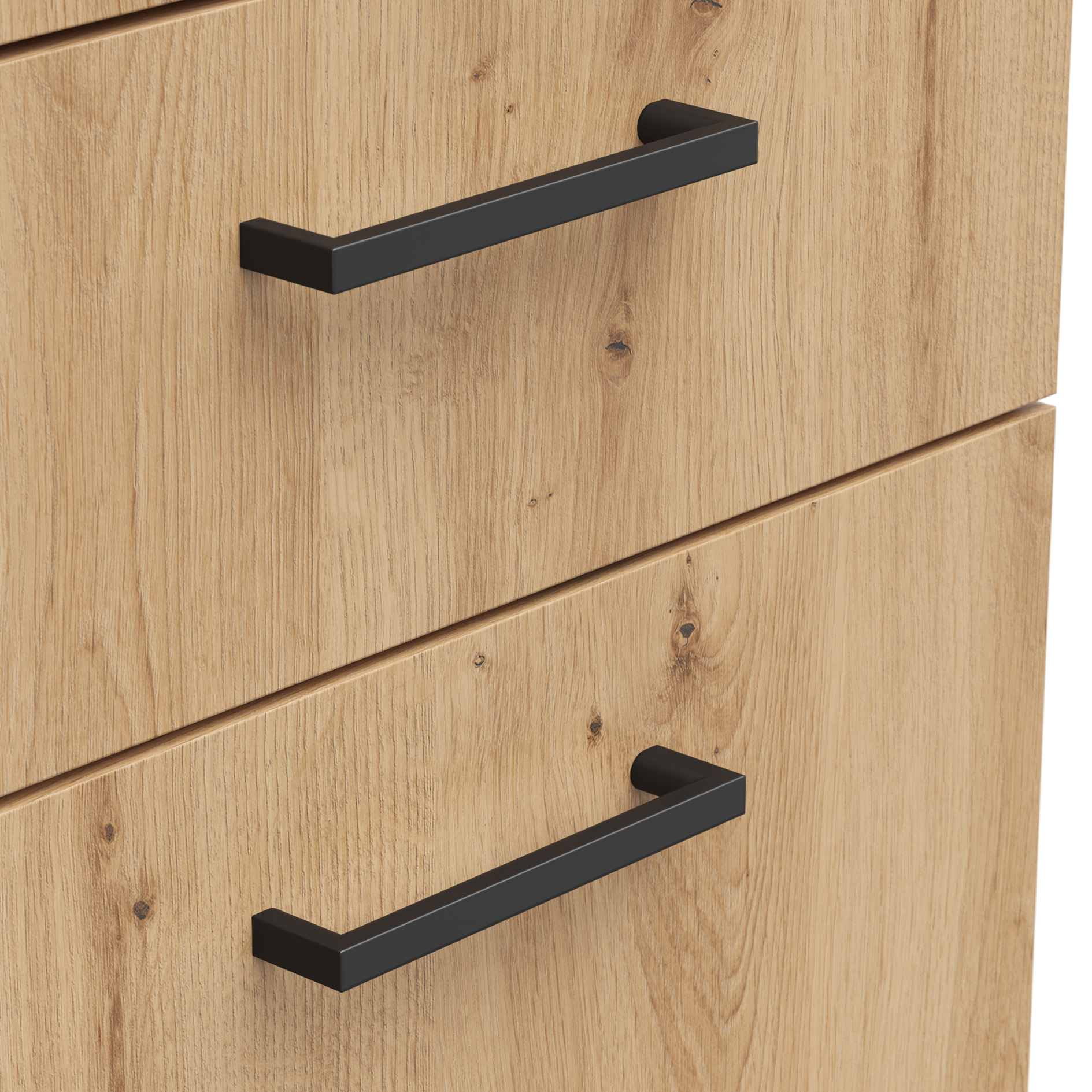 Kommode - Artisan Eiche - eine Tür - 2 Schubkästen - 45 cm