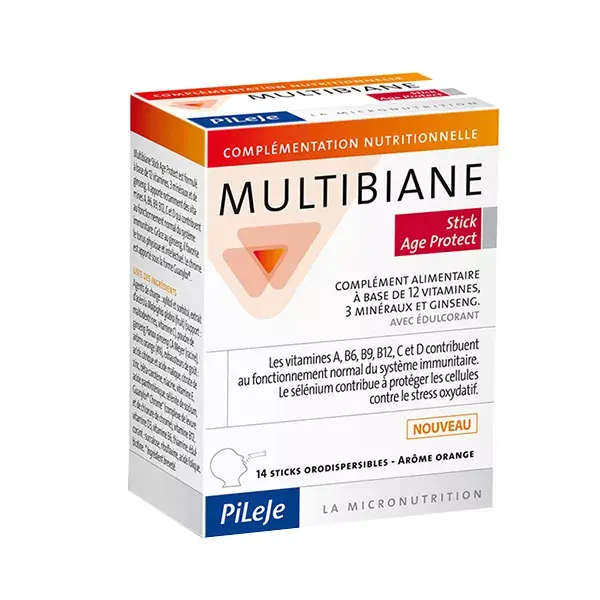 Pileje Multibiane Age Protect 14 sticks orodispersíveis