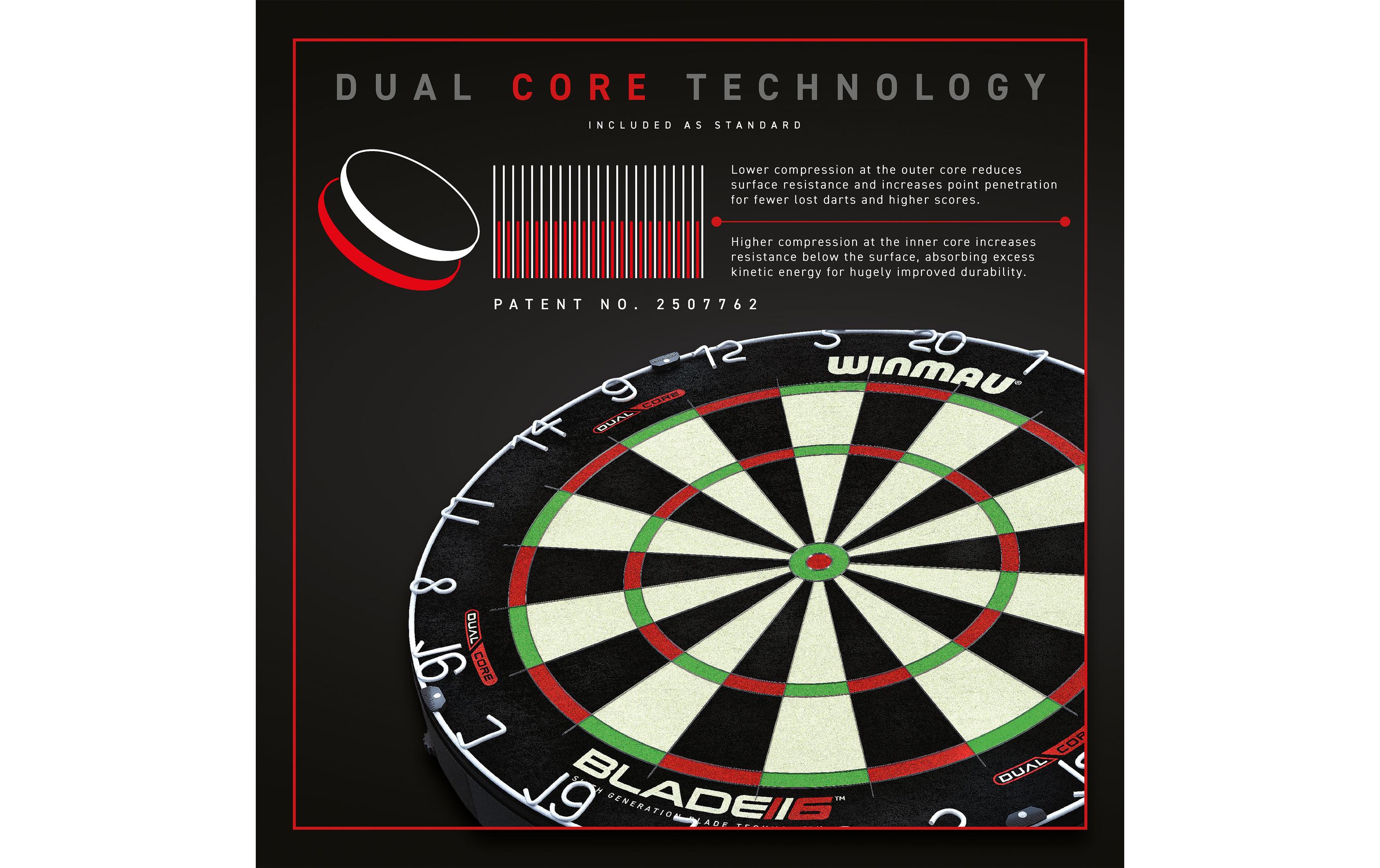 Dartboard Blade 6 Dual CoreDartscheibe