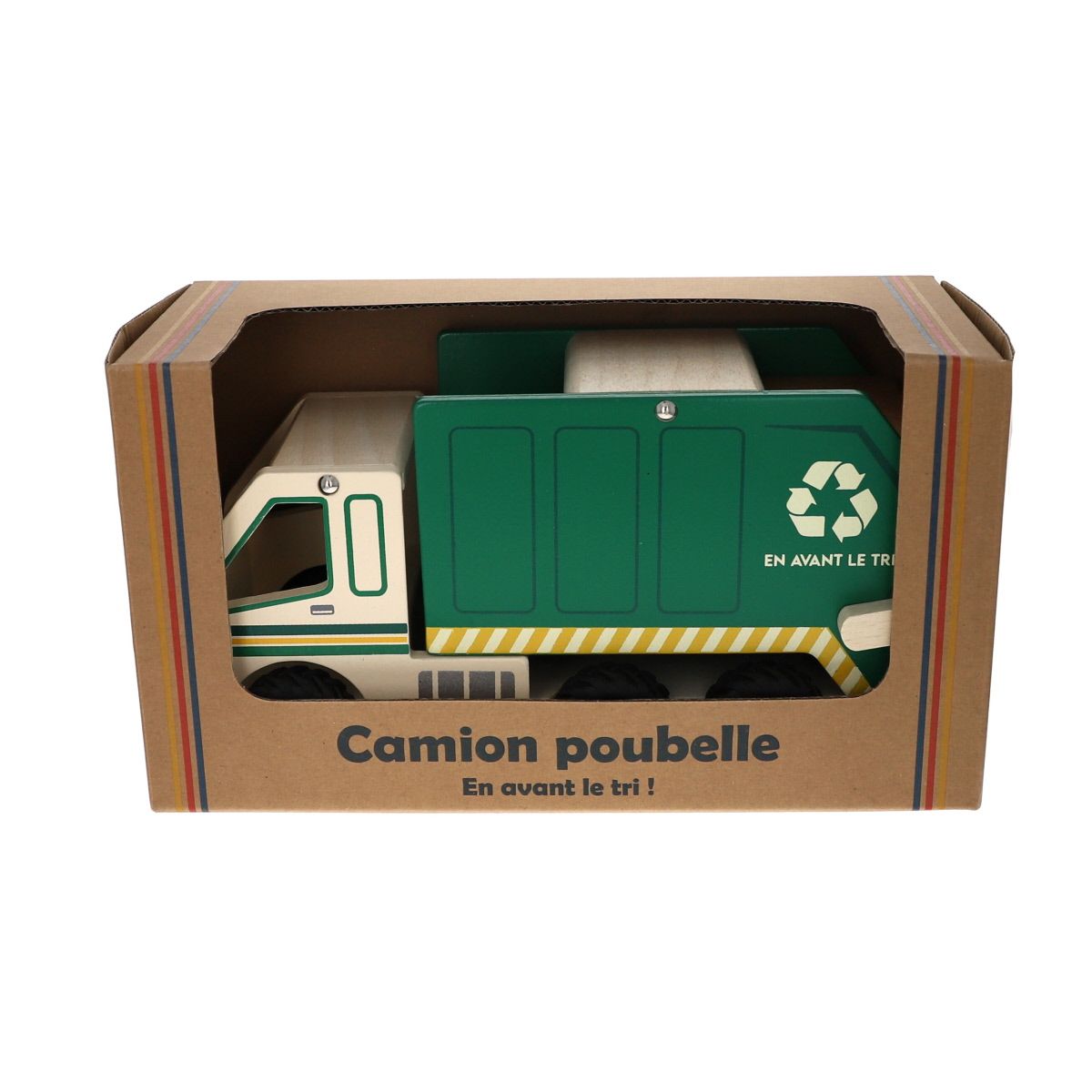 Camion poubelle en bois  Mercredi et Patati