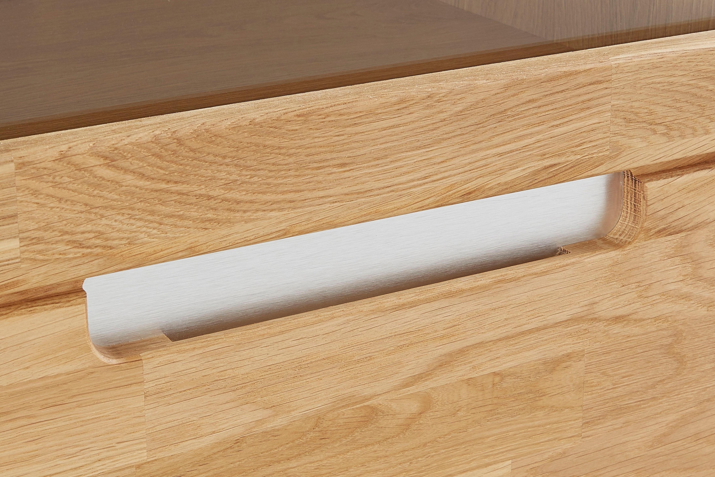Home affaire Highboard »Kolding« Breite 140 cm mit 3 Glastüren