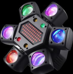 DJ Discolicht Partylicht , RGB Licht DJ Projektor Musikgesteuert DJ Disco Lichter, Für KTV Familientreffen Hochzeit Geburtstag
