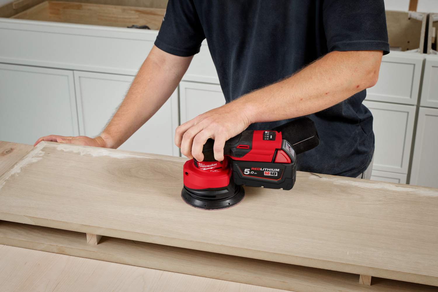 Milwaukee M18 FROS125-0B 18V Li-ion accu Excentrische schuurmachine body - 125mm