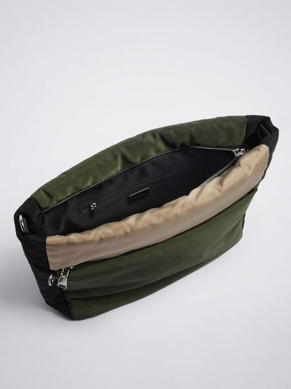 Bolsa De Hombro De Nylon - Multicor