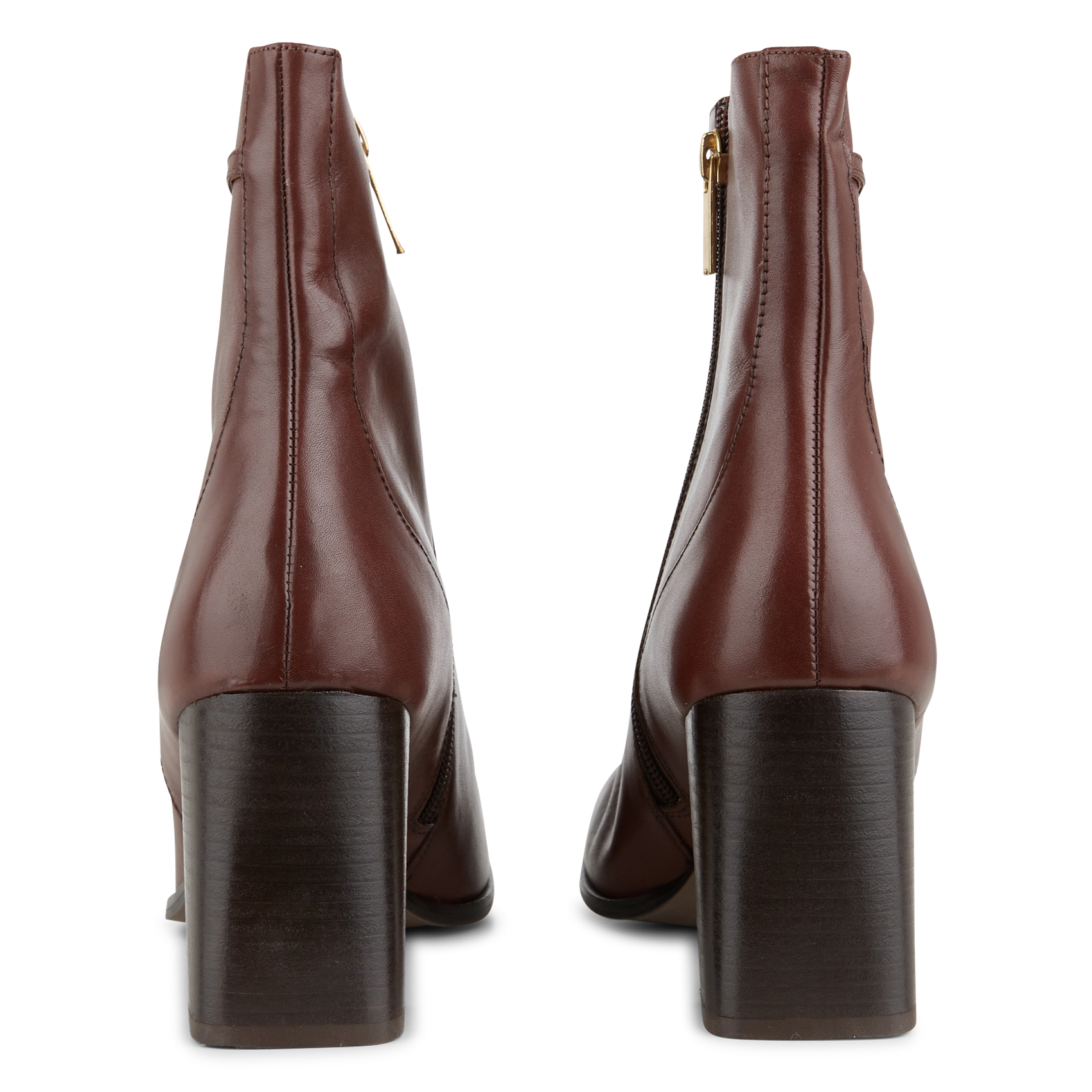 ELIZA - Bottines à brides en cuir| Marron