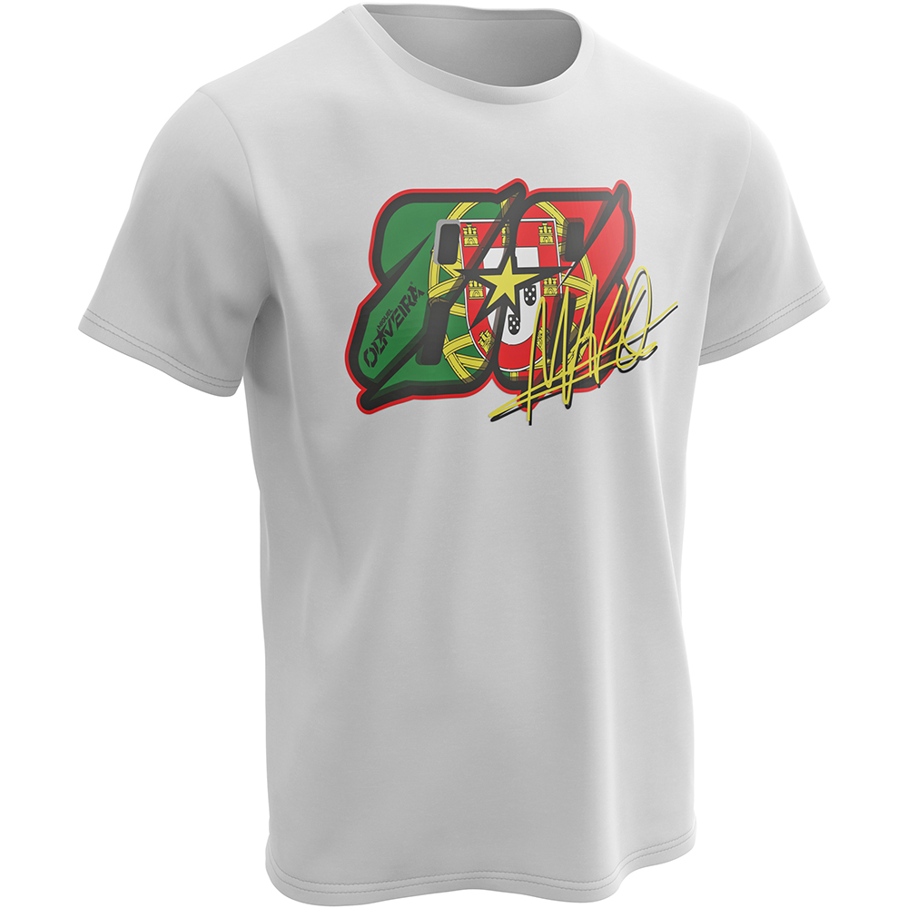 Ixon - T-shirt Miguel Oliveira N°1 Blanc