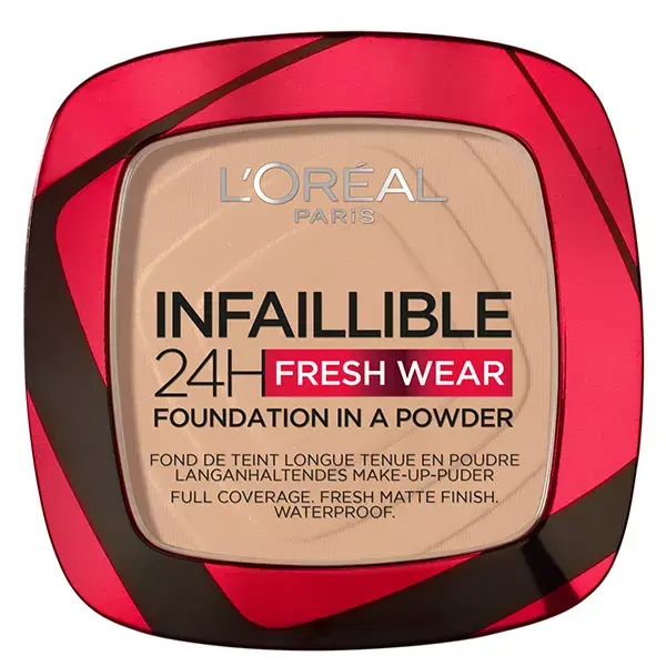 Base em Pó L'Oréal Paris Infallible 24h Fresh Wear nº 130 Bege Pele 9g