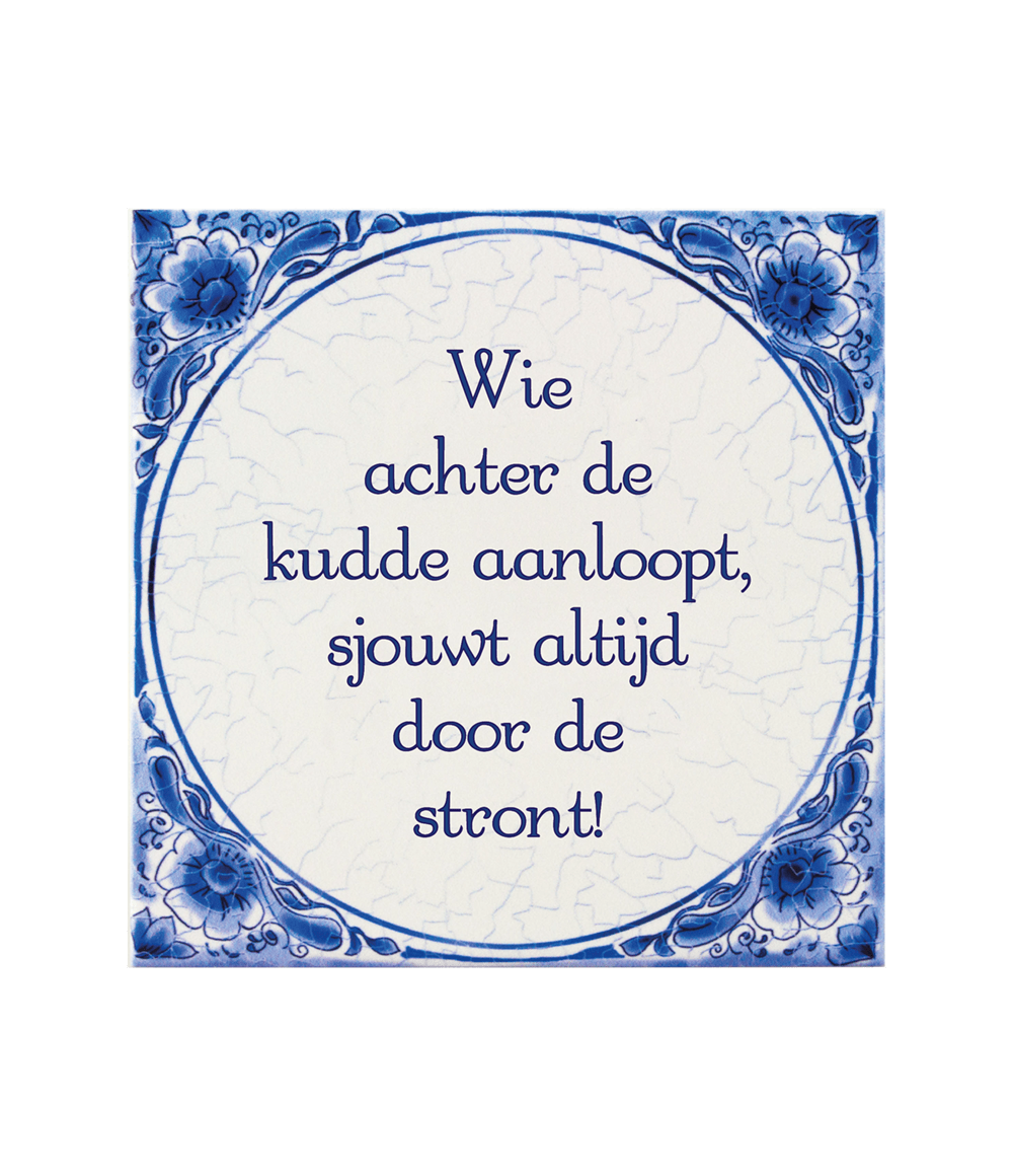 Delfts Blauw Tegel Kudde 14,5cm