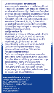 Davitamon Compleet Weerstand Hoog Gedoseerd Kauwtabletten 50KTB