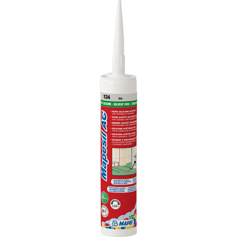 Mapei Mapesil AC siliconenkit 310ml 134 zijde
