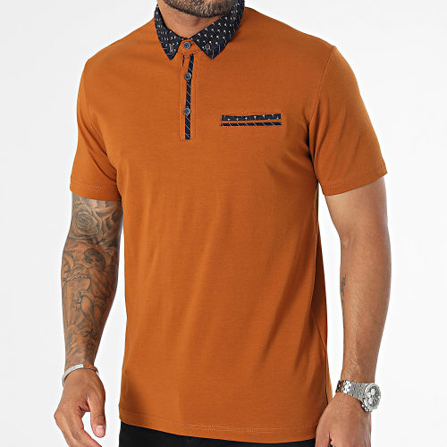 Polo Manches Courtes Marron
