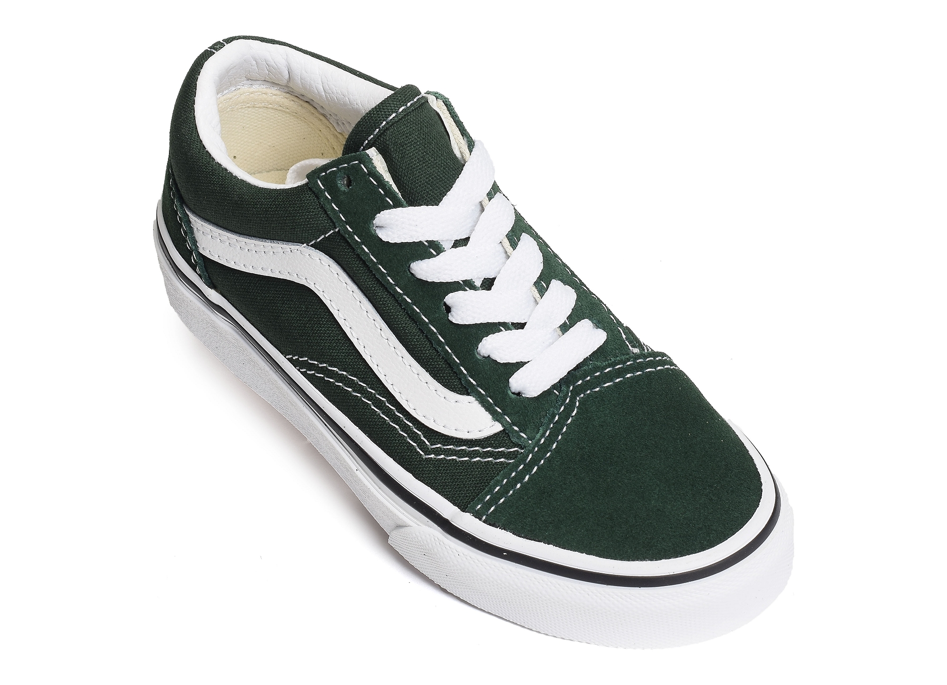 Uy old skool vert blanc