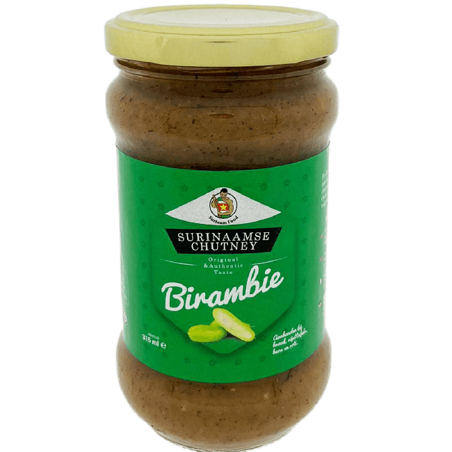 Surinam Food Surinaamse Chutney Birambie 315ml