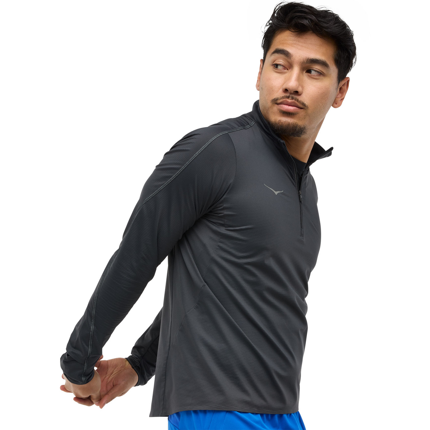 HOKA Glidetech 1/4 Zip Longsleeve T-shirt Heren