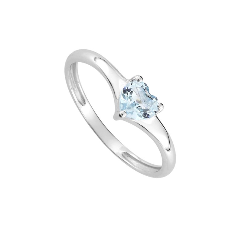 Bague Femme - topaze - Or 9 Carats
