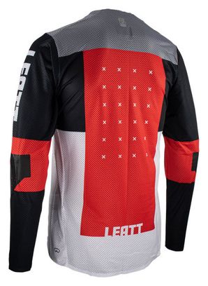 Maillot Manches Longues Enfant Leatt MTB Gravity 4.0 Gris/Noir/Rouge