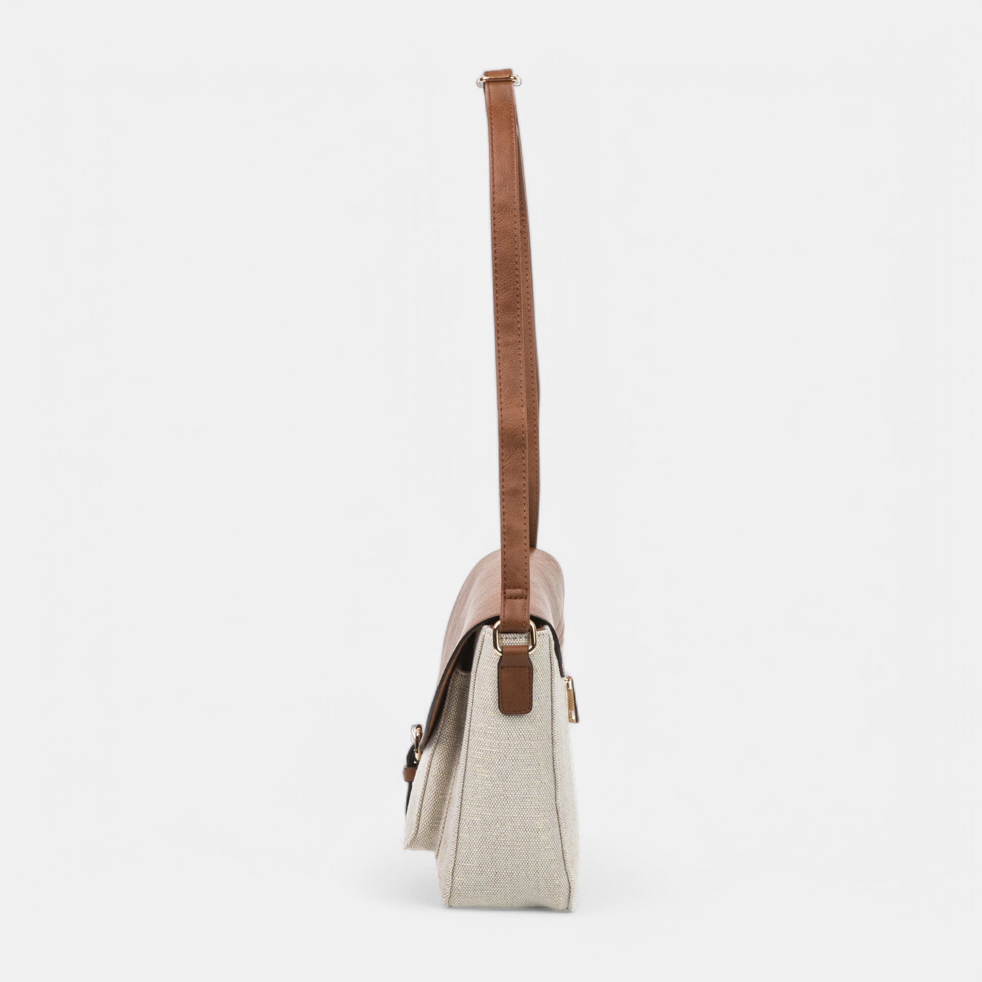 Sac bandoulière or