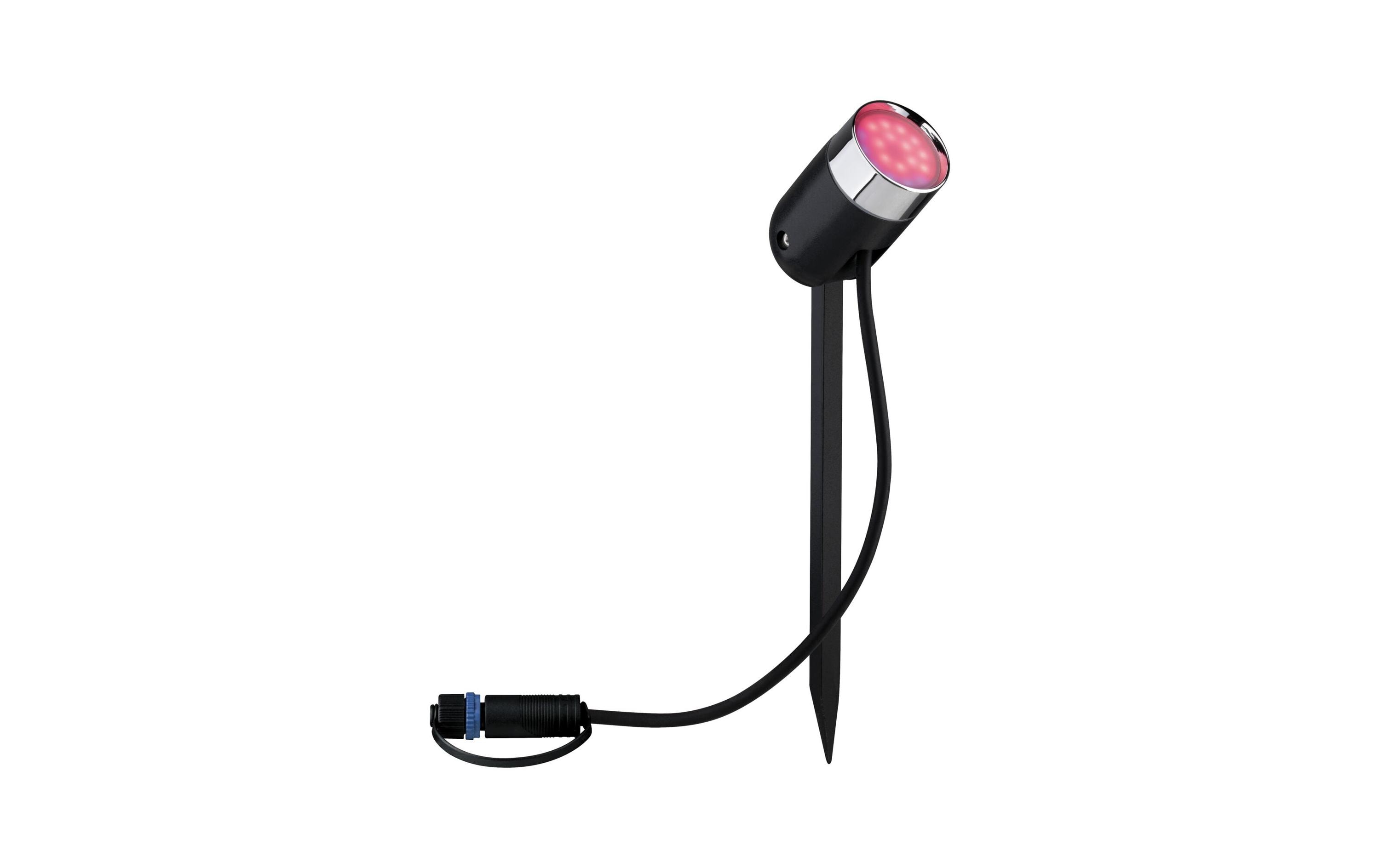 Gartenleuchte Plug & Shine Pike 40° RGBW Basis, ZigBee<br>Starterset für das steuerbare Plug & Shine System