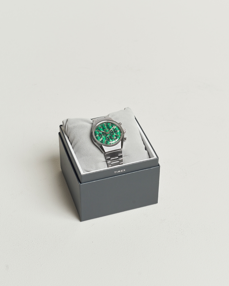 Timex Q Timex Falcon Eye Chronograph 40mm Green Dial