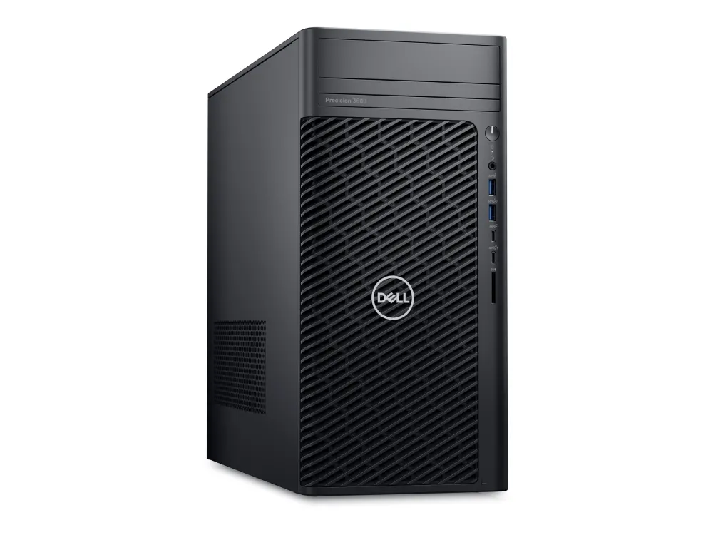 Dell Precision 3680 - Præstationstårn 1 x Core i9 i9-14900K / op til 6 GHz - vPro Enterprise - RAM 32 GB - SSD 1 TB - NVMe - Intel Graphics - Gigabit Ethernet - Win 11 Pro - skærm: ingen - sort, sort (tastatur) - BTP - med 3 års Basic Onsite Service