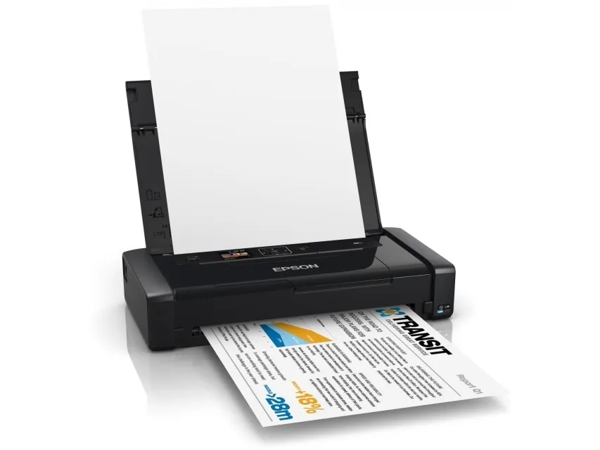 Epson WorkForce WF-100W - Printer - farve - blækprinter - A4/Legal - 5760 x 1440 dpi - op til 7 spm (mono) / op til 4 spm (farve) - kapacitet: 20 ark - USB 2.0, Wi-Fi(n)