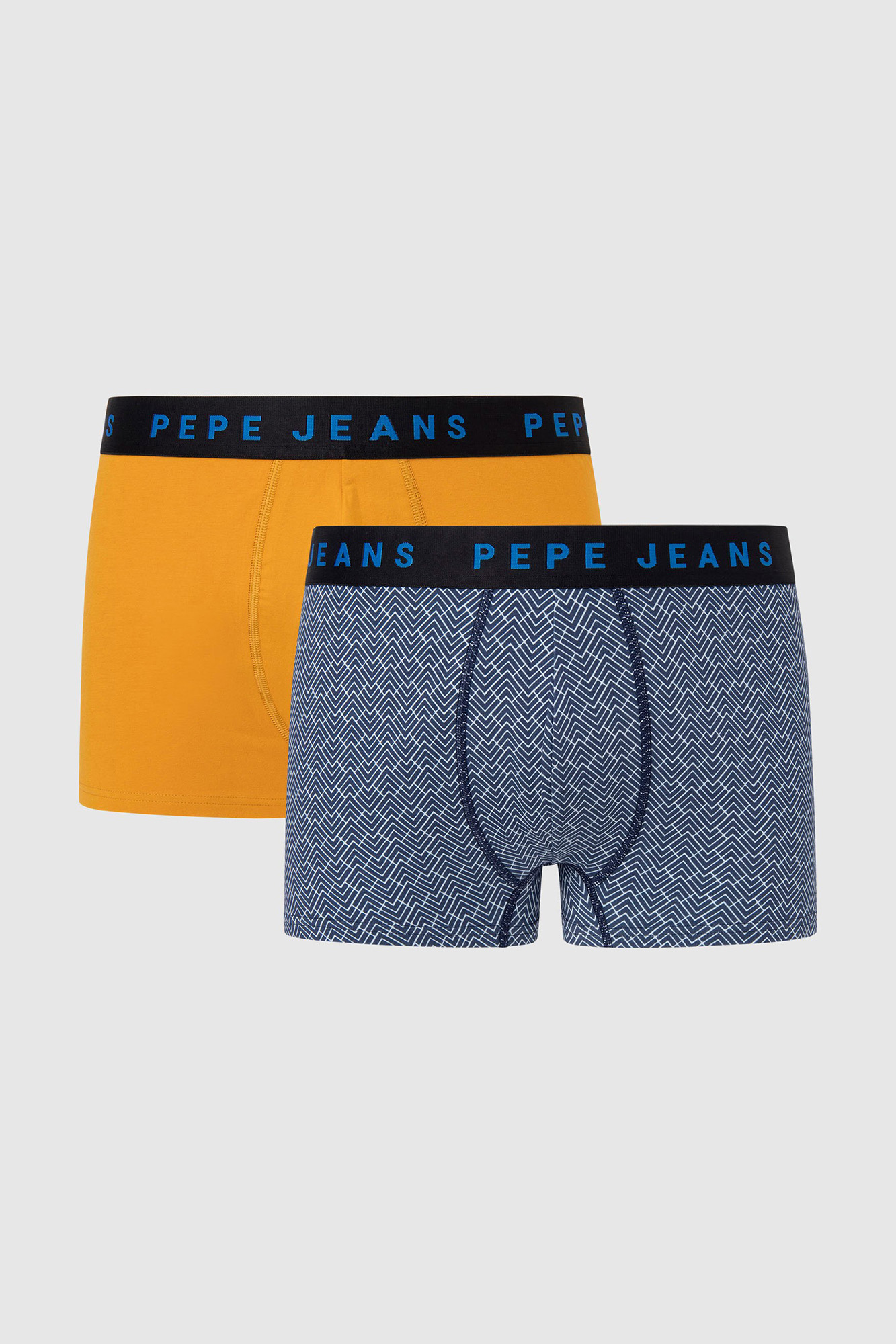 Pacote com 2 cuecas boxer com estampa geométrica