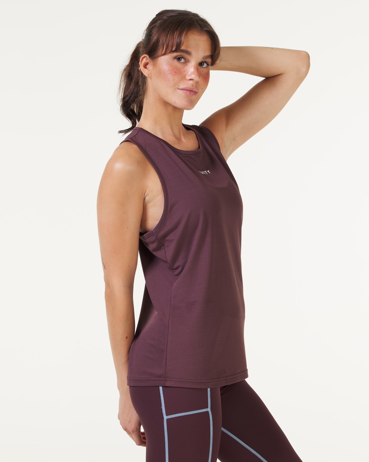 LEVITY Elemental Mesh Tank Red Fudge