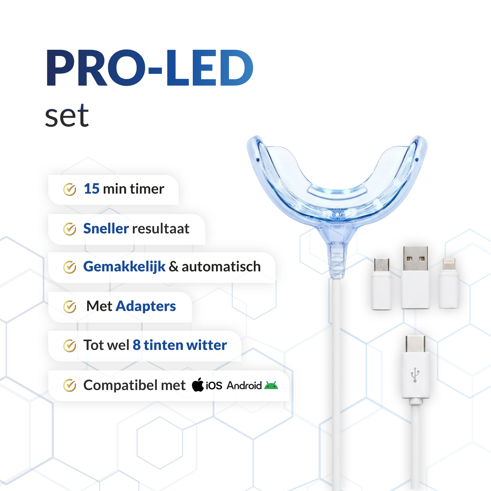 Pro-LED Teeth Whitening Set