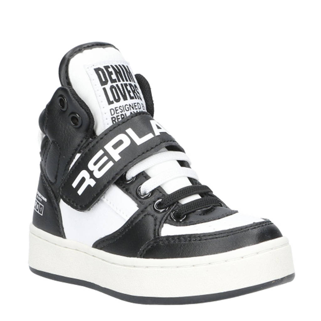 REPLAY Cobra kid 3sneakers zwart/wit