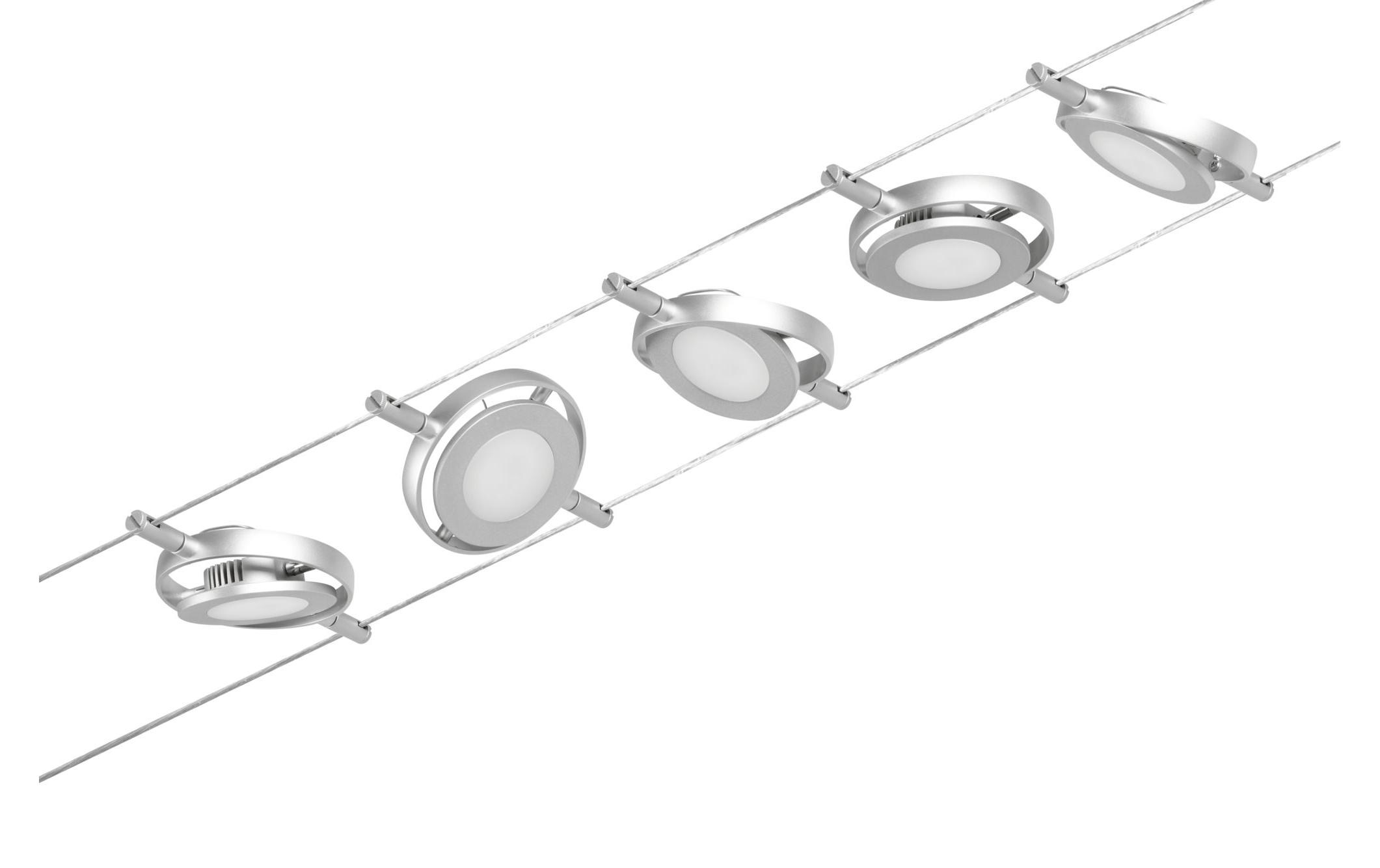 CorDuo LED Seilsystem RoundMac Basisset 5 x 200 lm<br>Schienenlichtschranke