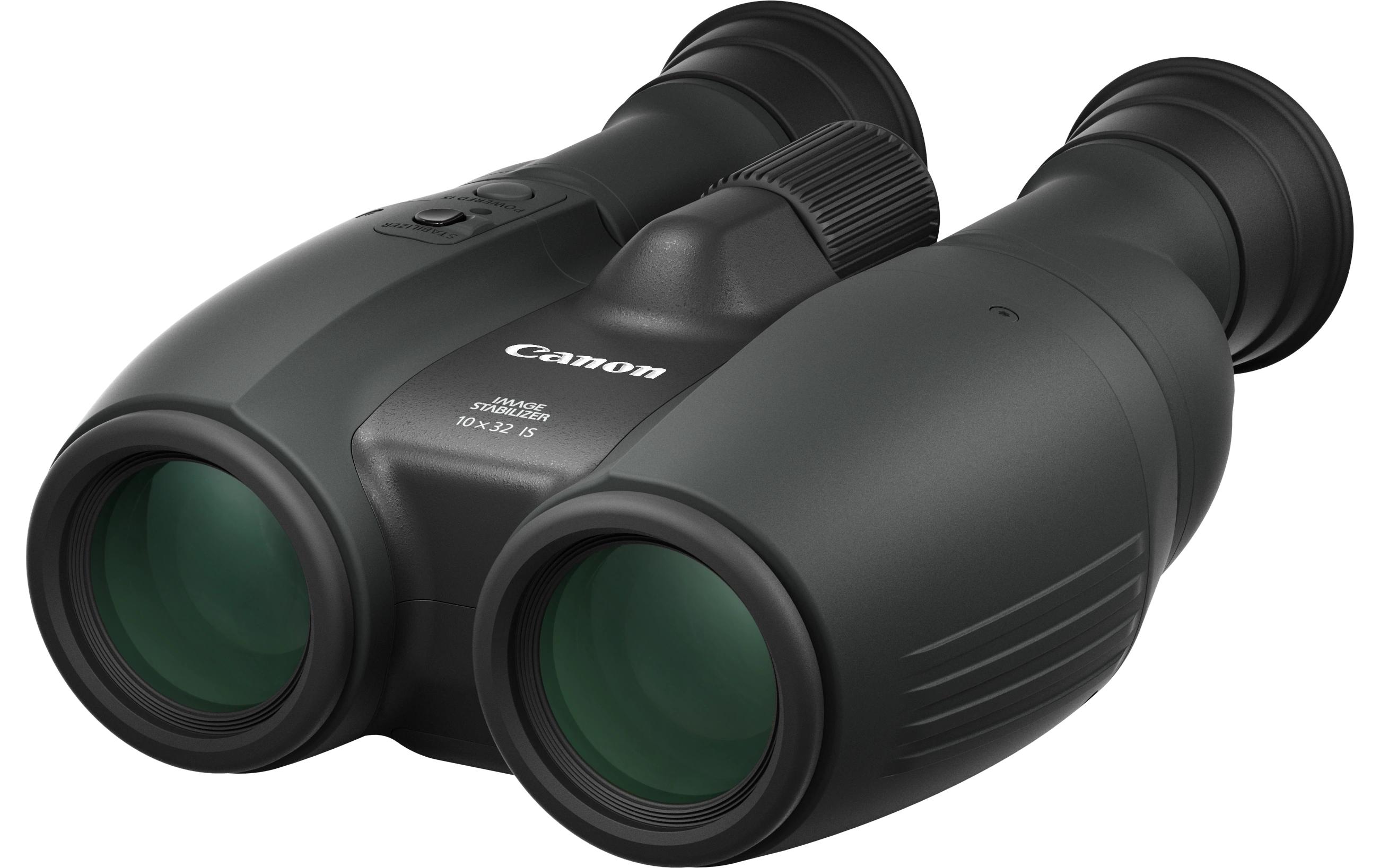 Fernglas 10x32 IS<br>Premium-Fernglas mit 10-fach Vergrösserung und Powered IS Bildstabilisator