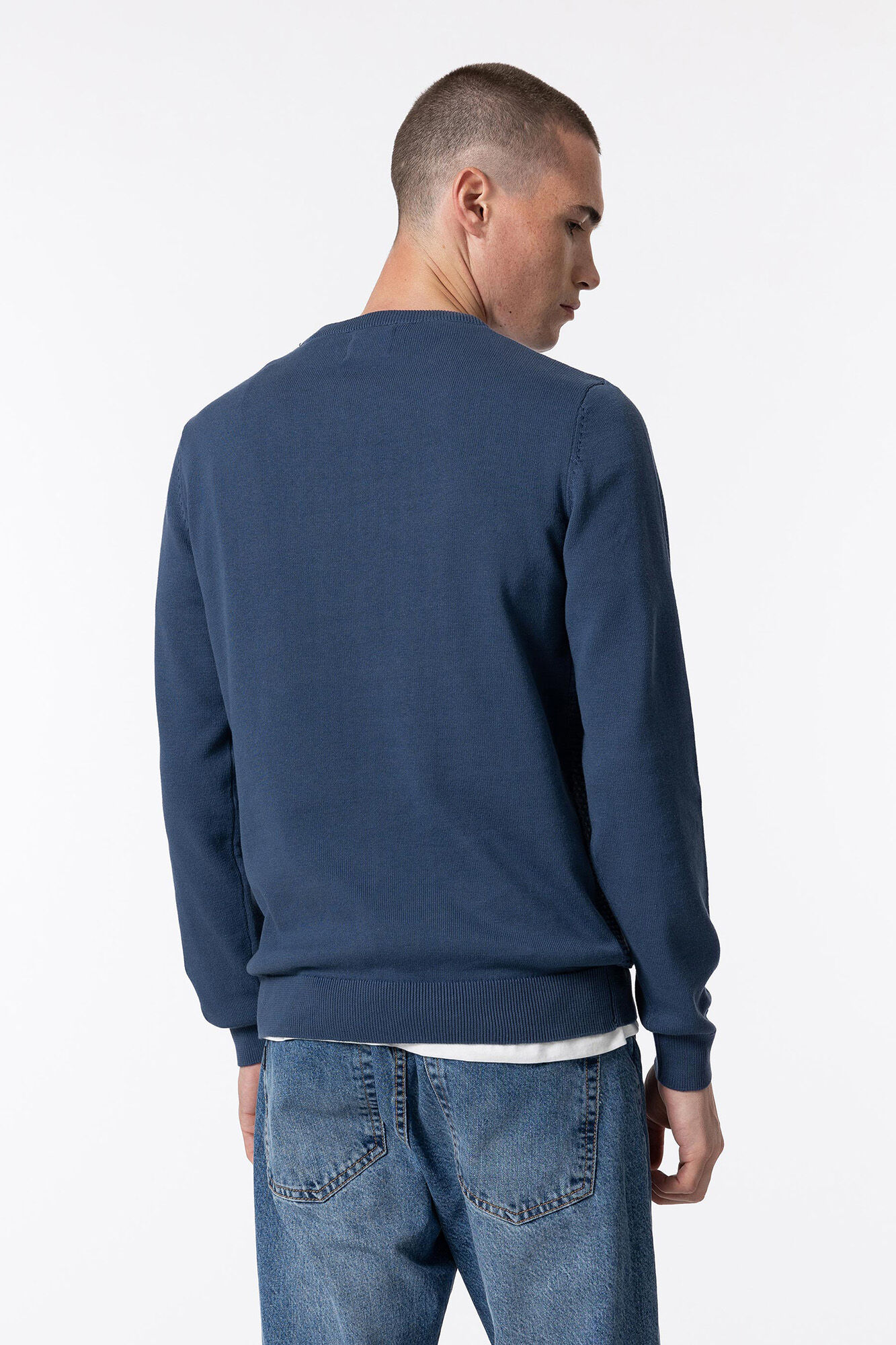 Suéter de malha jacquard