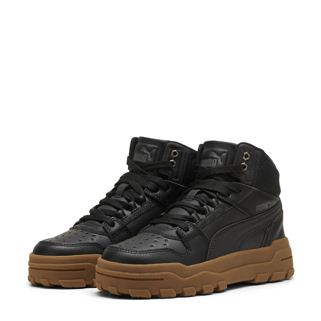 Puma Rebound Abruptsneakers zwart/grijs/gum