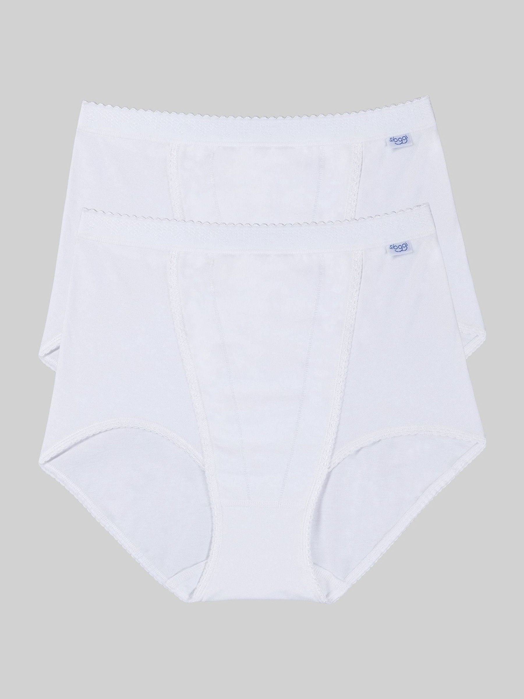 Wit - Sloggi set van 2 buikcorrigerende slips