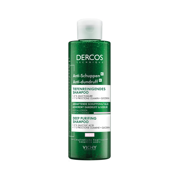 Vichy Dercos Anti-Schuppen K Shampoo<br>250 ml, Flasche