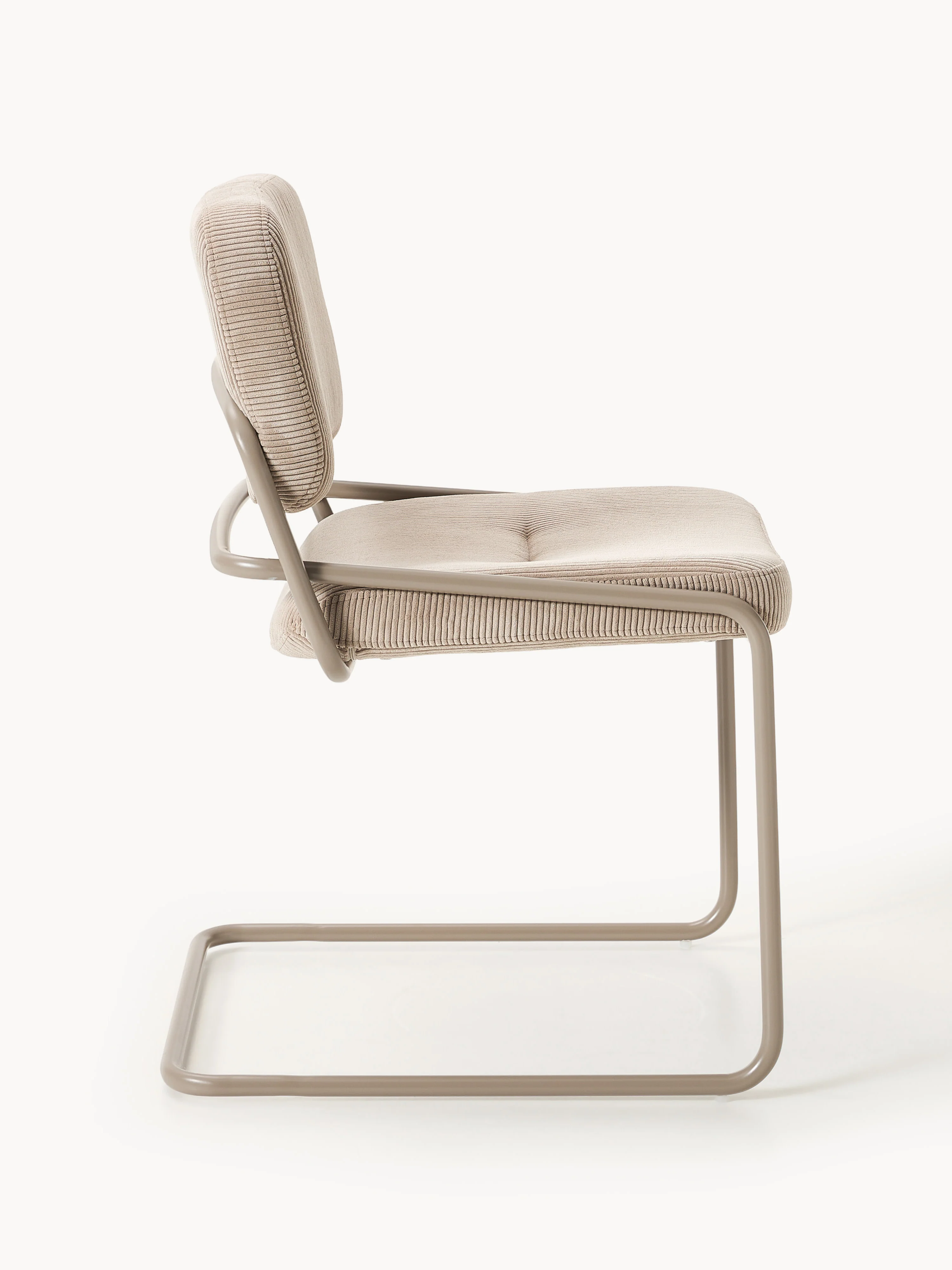 Cantilever stoel Don van corduroy