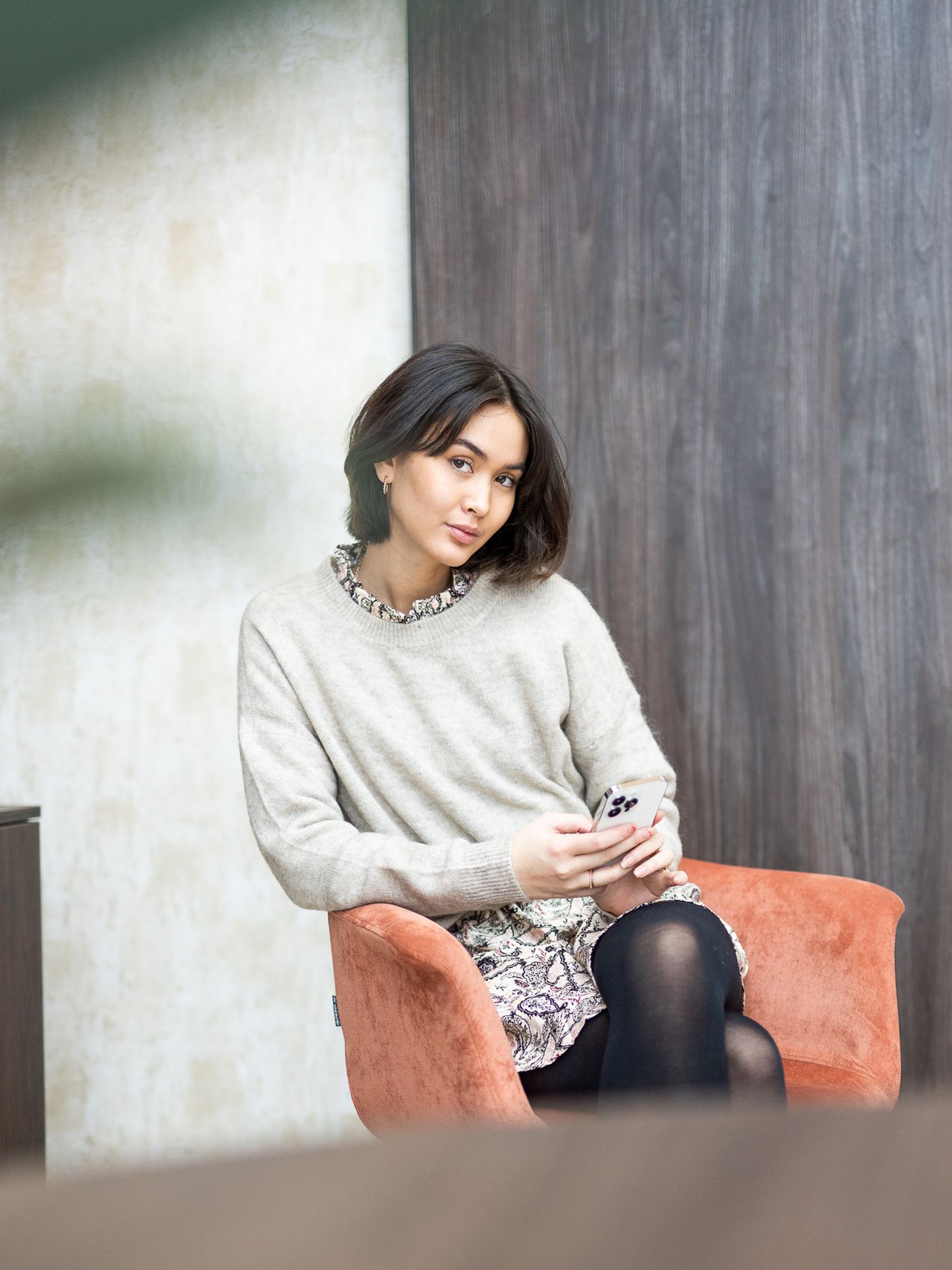 Femme Mohair O-Neck Pullover