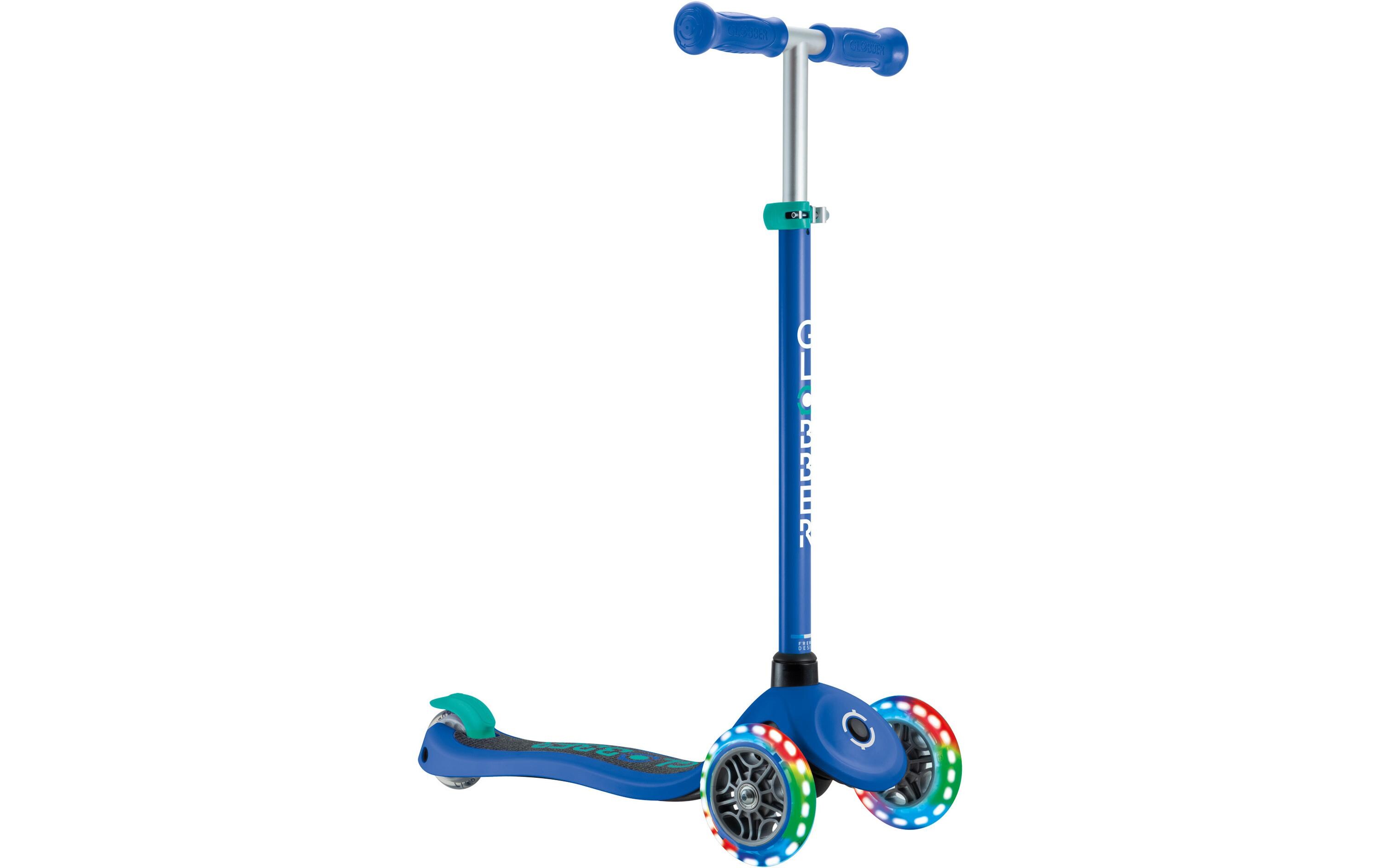 Scooter Primo Lights Blau3-Rad-Roller mit Beleuchtung für Kinder
