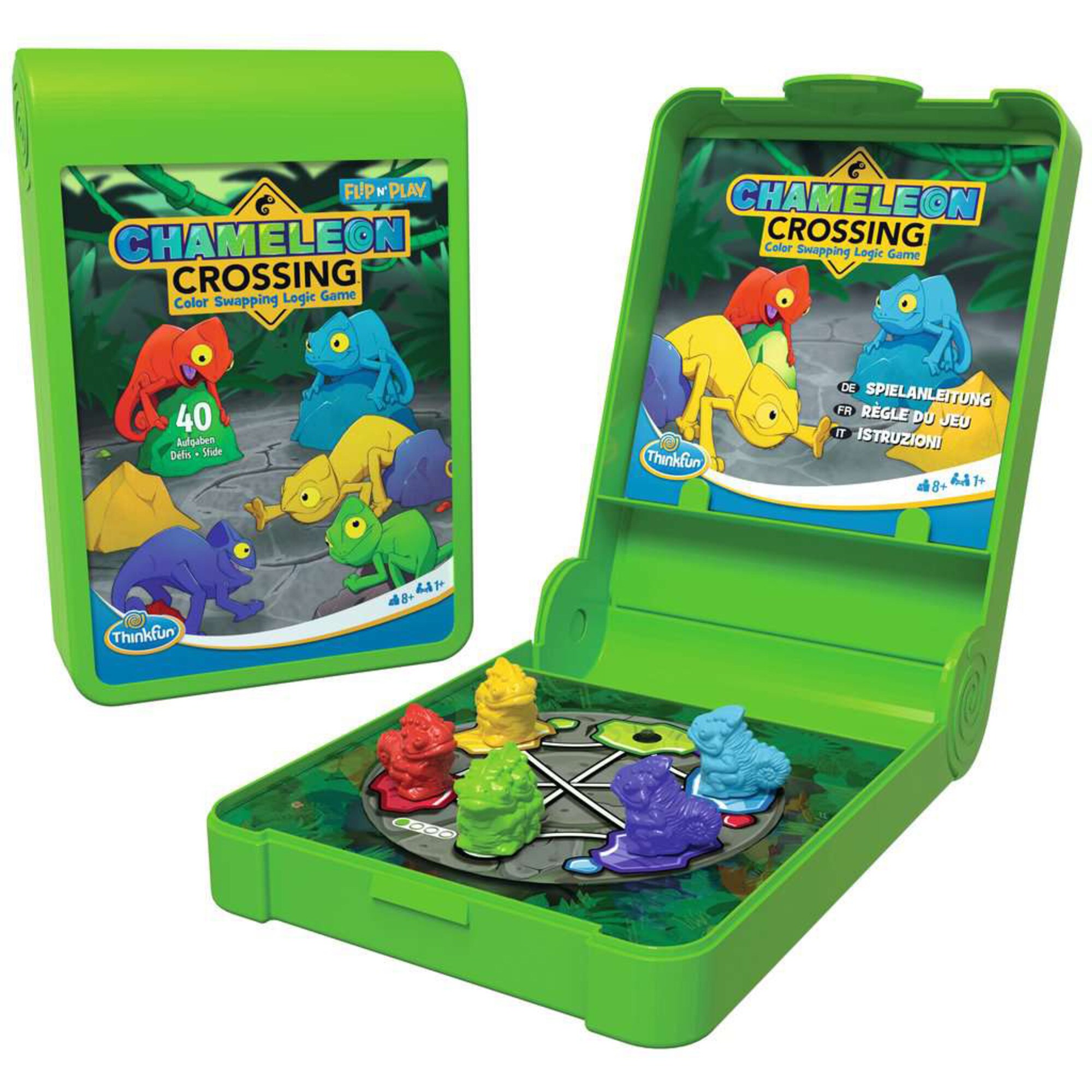 THINK FUN Brettspiel Flip n’ Play - Chameleon Crossing