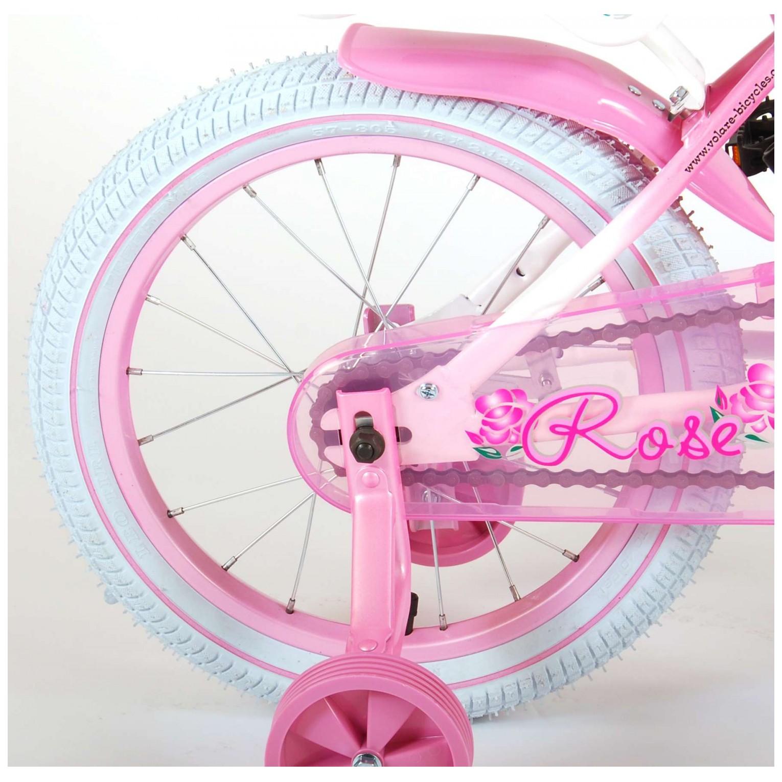 Volare Rose Fiets - 16 inch - Roze Wit