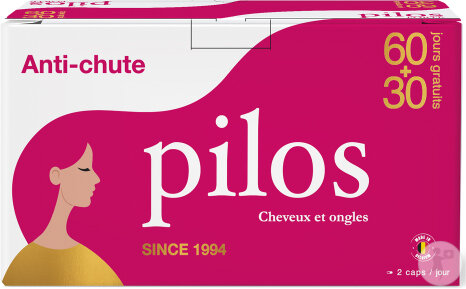 Pilos Forte Cheveux Et Ongles Promo 120 + 60 Capsules + Shampoing 100ml Gratuits