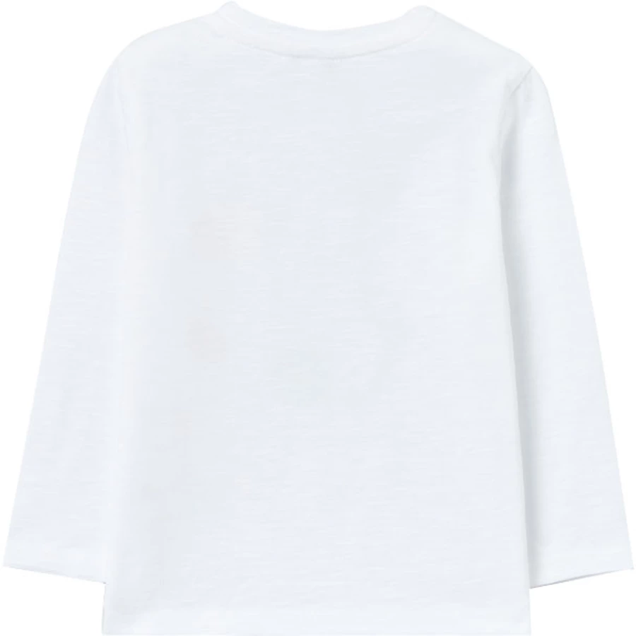 OVS Langarmshirt Space Allover-Print weiß