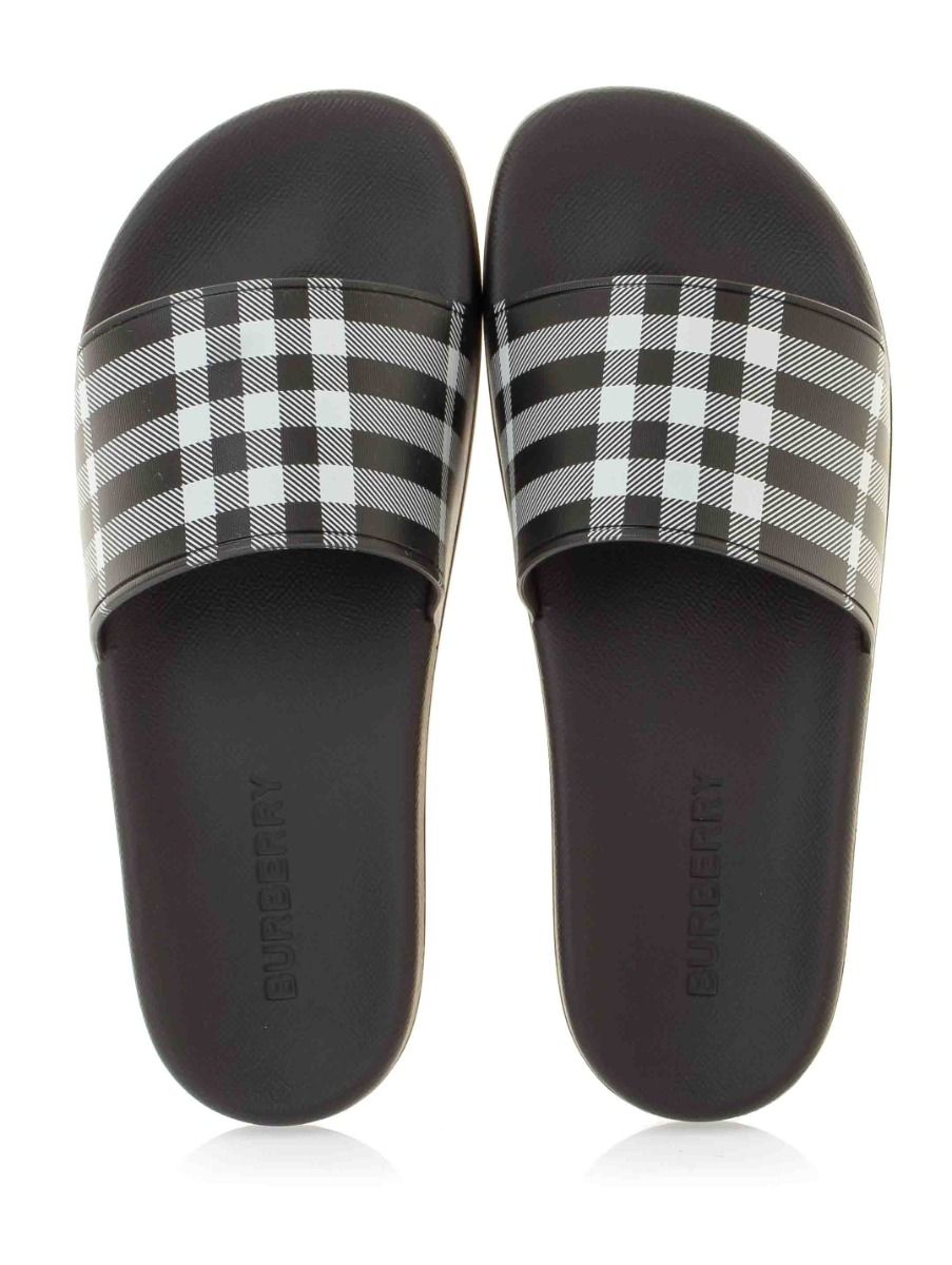 Burberry Check Slides