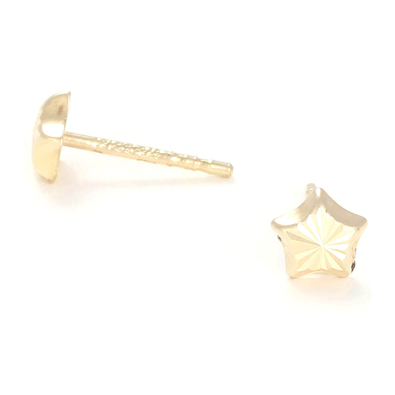 L'Exception Boucles d'oreilles Enfant Mon étoile or jaune