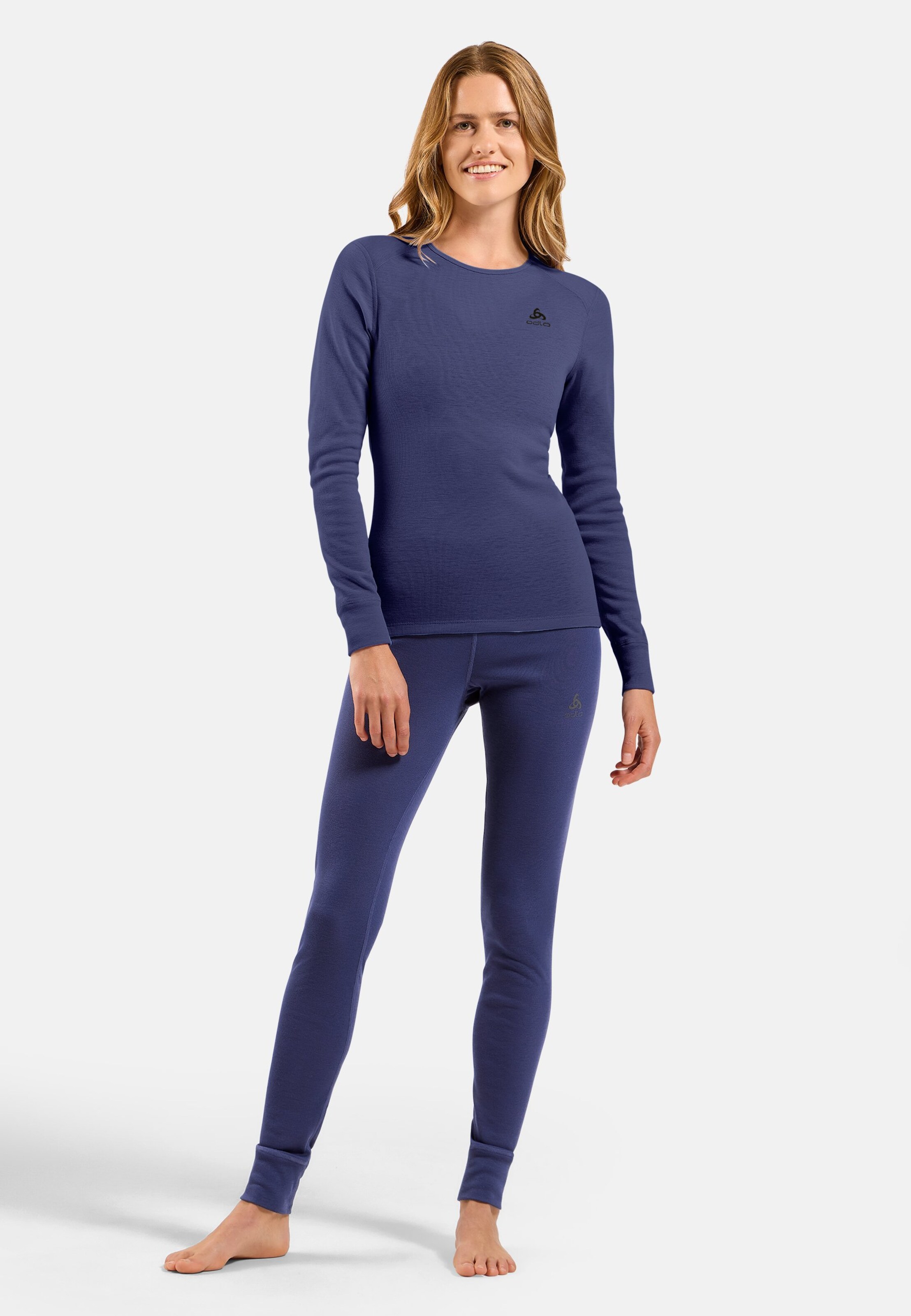 Active Warm Base Layer Langarmshirt in Skipper Blue